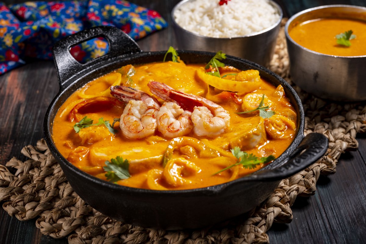 Moqueca do Piry com camarões
